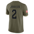 tores A.Cardinals #2 Will Johnson Player Olive Salute To Service Limited Game Stitched Jerseys