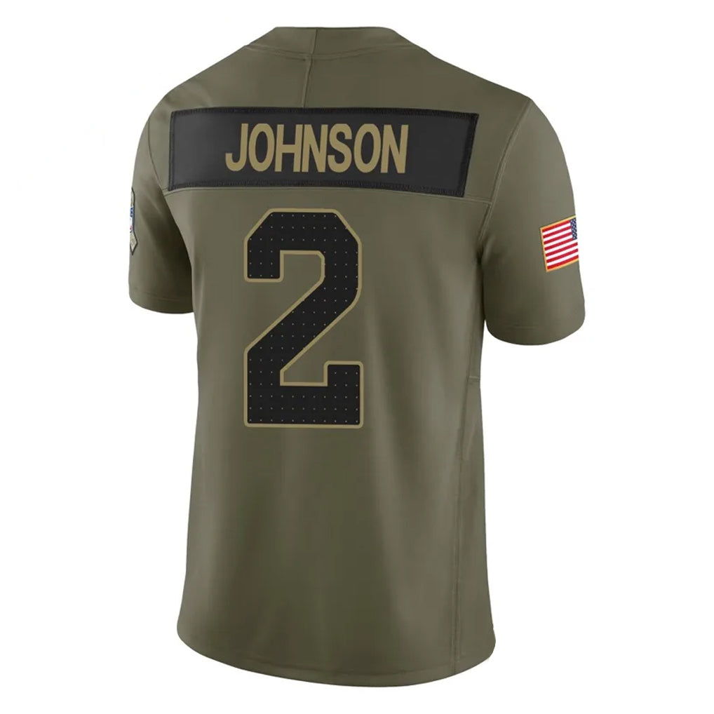 tores A.Cardinals #2 Will Johnson Player Olive Salute To Service Limited Home Game Stitched Jerseys
