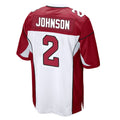 tores A.Cardinals #2 Will Johnson Player White Cardinal Home Game Stitched Jerseys