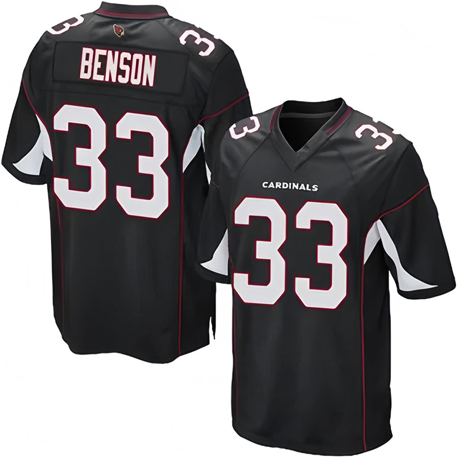 tores A.Cardinals #33 Trey Benson Player Black Alternate Game Stitched Jerseys