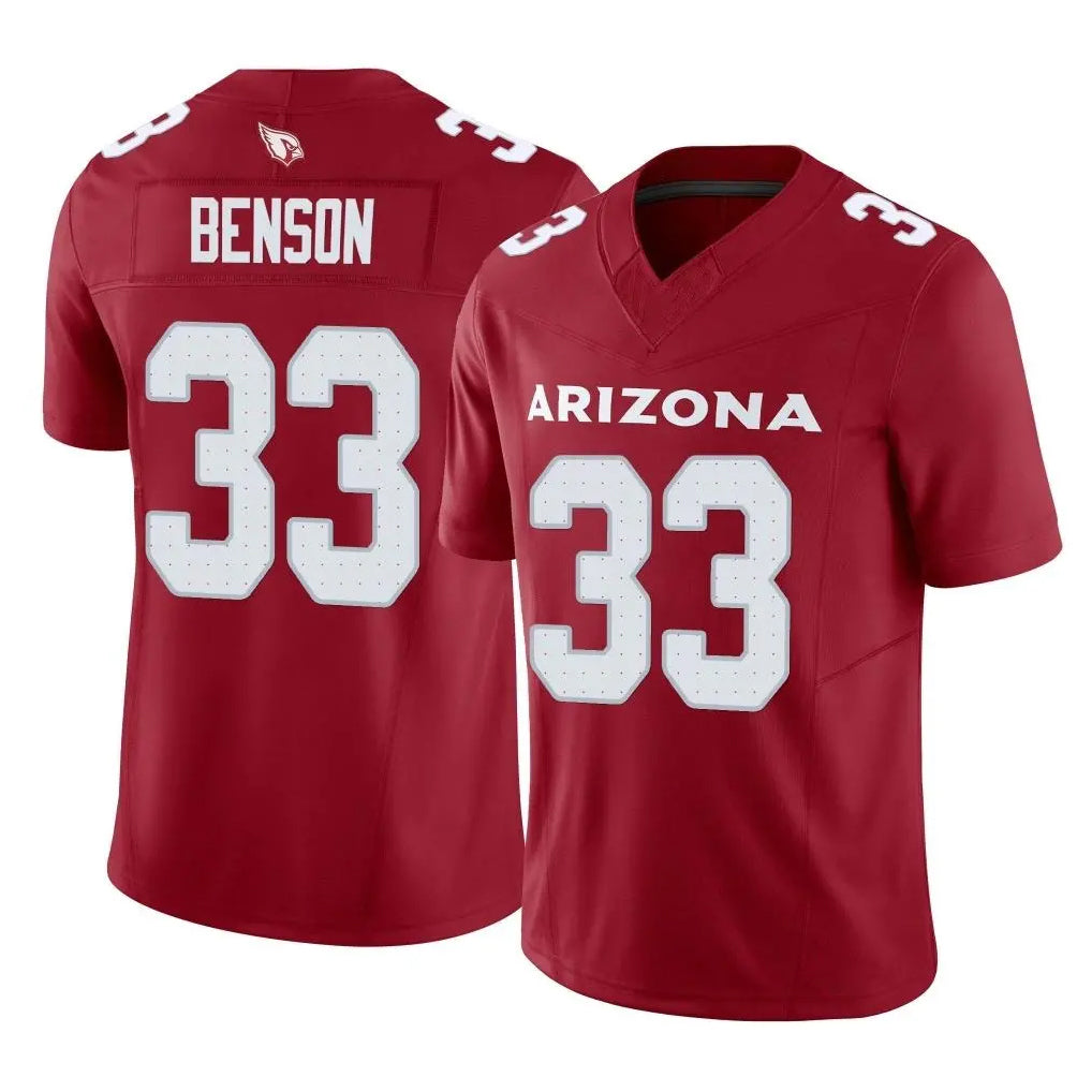 tores A.Cardinals #33 Trey Benson Player Cardinal Vapor F.U.S.E. Limited Home Game Stitched Jerseys