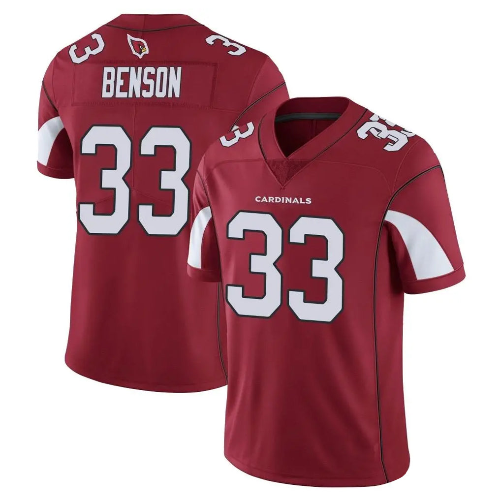 tores A.Cardinals #33 Trey Benson Player Cardinal Vapor Limited Home Game  Stitched Jerseys