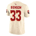 tores A.Cardinals #33 Trey Benson Player Cream Rivalries Collection Vapor Limited Home Game Stitched Jerseys