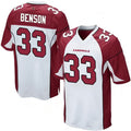 tores A.Cardinals #33 Trey Benson Player White Home Game Stitched Jerseys