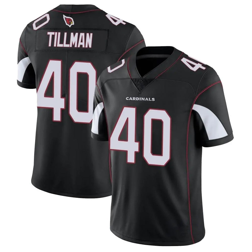 tores A.Cardinals #40 Pat Tillman Player Black Vapor Limited Home Game Stitched Jerseys