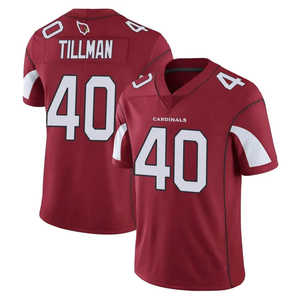 tores A.Cardinals #40 Pat Tillman Player Cardinal Vapor Limited Home Game  Stitched Jerseys
