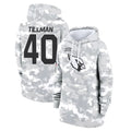 tores A.Cardinals #40 Pat Tillman Player Arctic Camo Salute to Service Limited Hoodie Stitched Jerseys