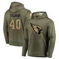 tores A.Cardinals #40 Pat Tillman Player Olive Salute to Service Limited Hoodie Jerseys
