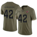 tores A.Cardinals #42 Dadrion Taylor-Demerson Player Olive Salute To Service Stitched Jerseys