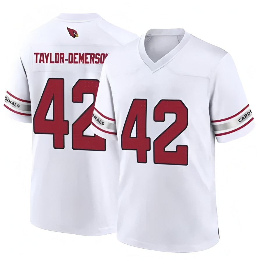 tores A.Cardinals #42 Dadrion Taylor-Demerson Player Whtie Home Game Stitched Jerseys