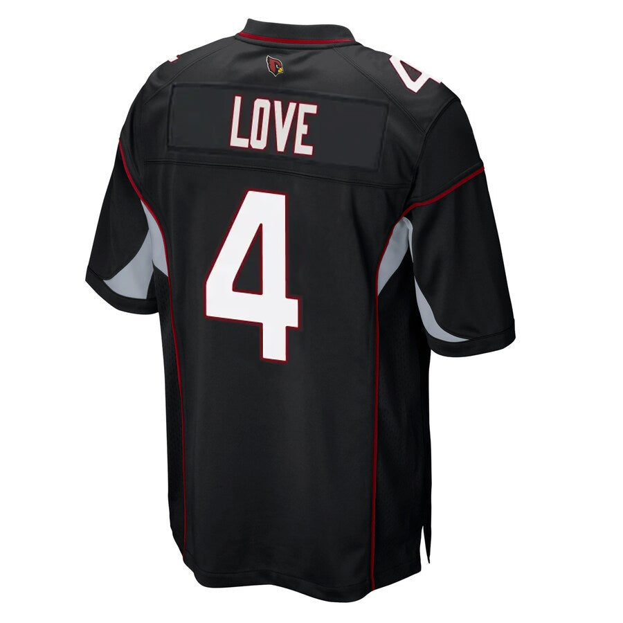 tores A.Cardinals #4 Jeremiyah Love Player Black Alternate Game Stitched Jerseys