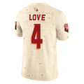 tores A.Cardinals #4 Jeremiyah Love Player Cream Rivalries Collection Vapor Limited Home Game Stitched Jerseys