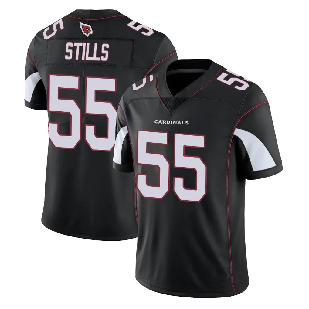 tores A.Cardinals #55 Dante Stills Player Black Vapor Limited Home Game Stitched Jerseys