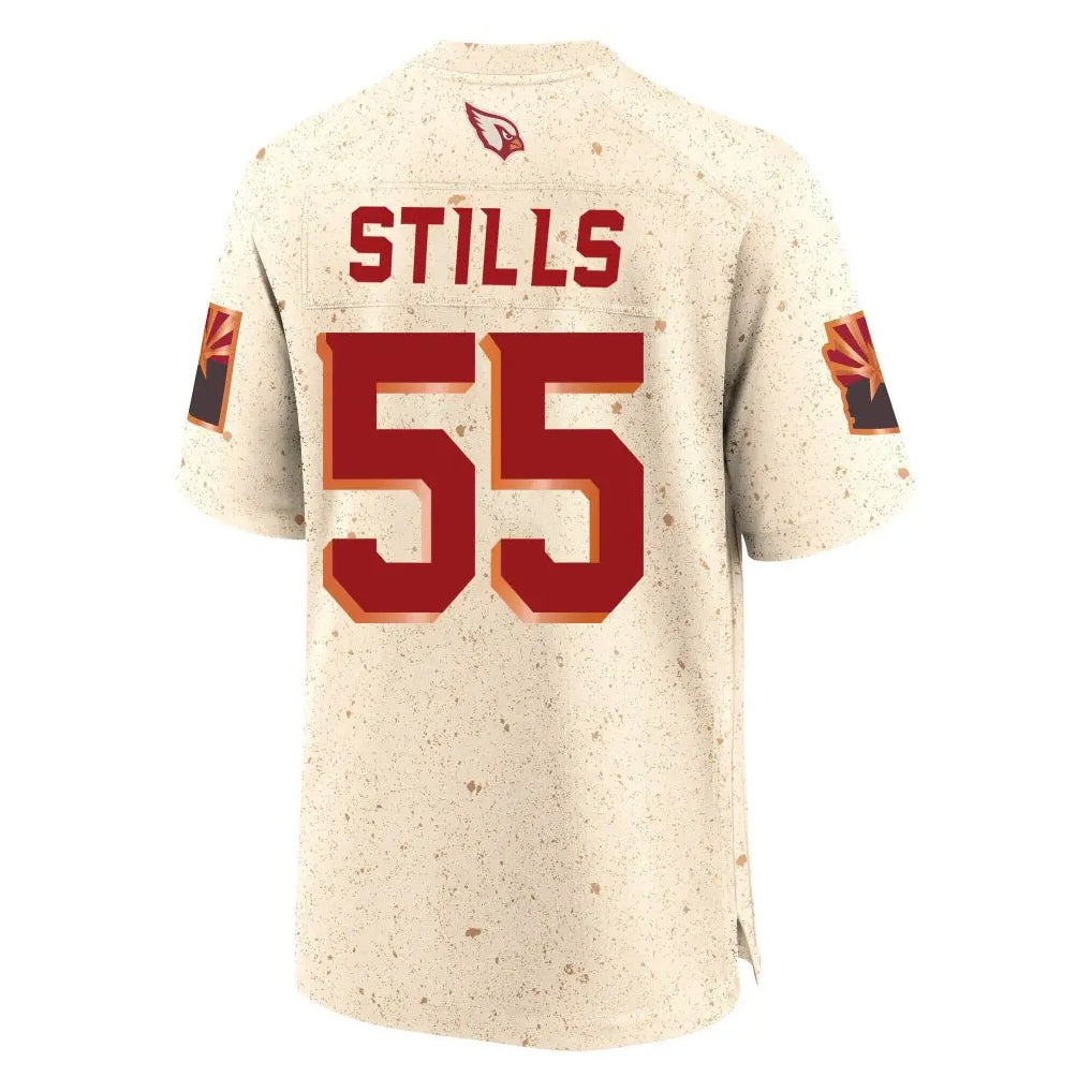 tores A.Cardinals #55 Dante Stills Player Cream Rivalries Collection Game Stitched Jerseys