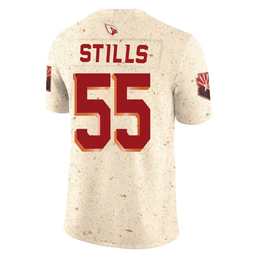 tores A.Cardinals #55 Dante Stills Player Cream Rivalries Collection Vapor Limited Home Game Stitched Jerseys