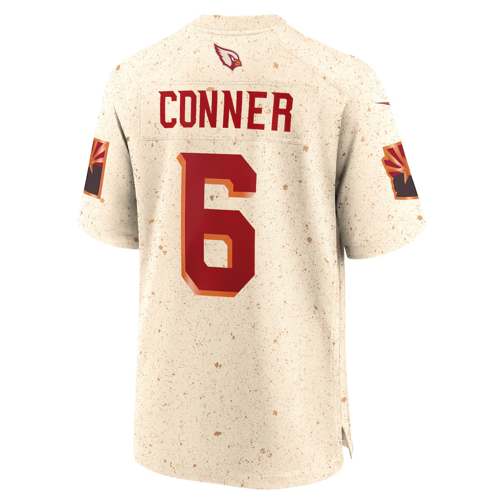 tores A.Cardinals #6 James Conner Natural 2025 Rivalries Collection Game Stitched Jerseys