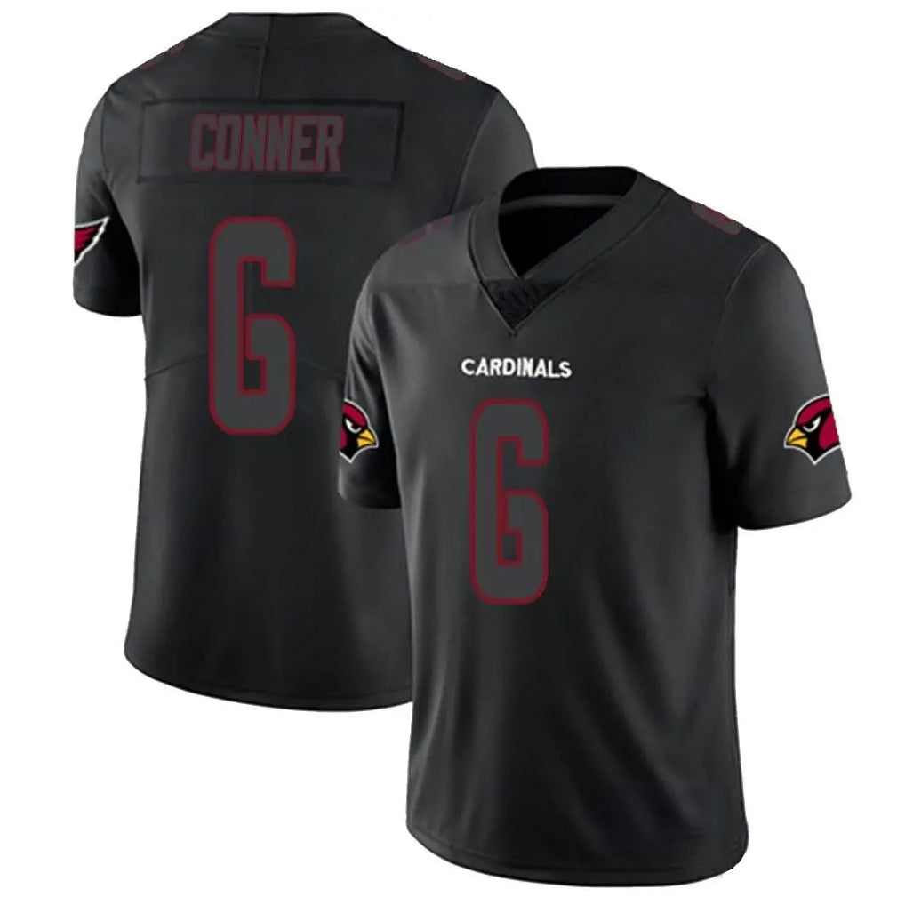 tores A.Cardinals #6 James Conner Player Black Impact Limited Home Game Stitched Jerseys