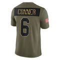 tores A.Cardinals #6 James Conner Player Olive Salute To Service Home Game Stitched Jerseys