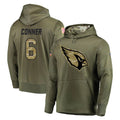 tores A.Cardinals #6 James Conner Player Olive Salute to Service Limited Hoodie Stitched Jerseys