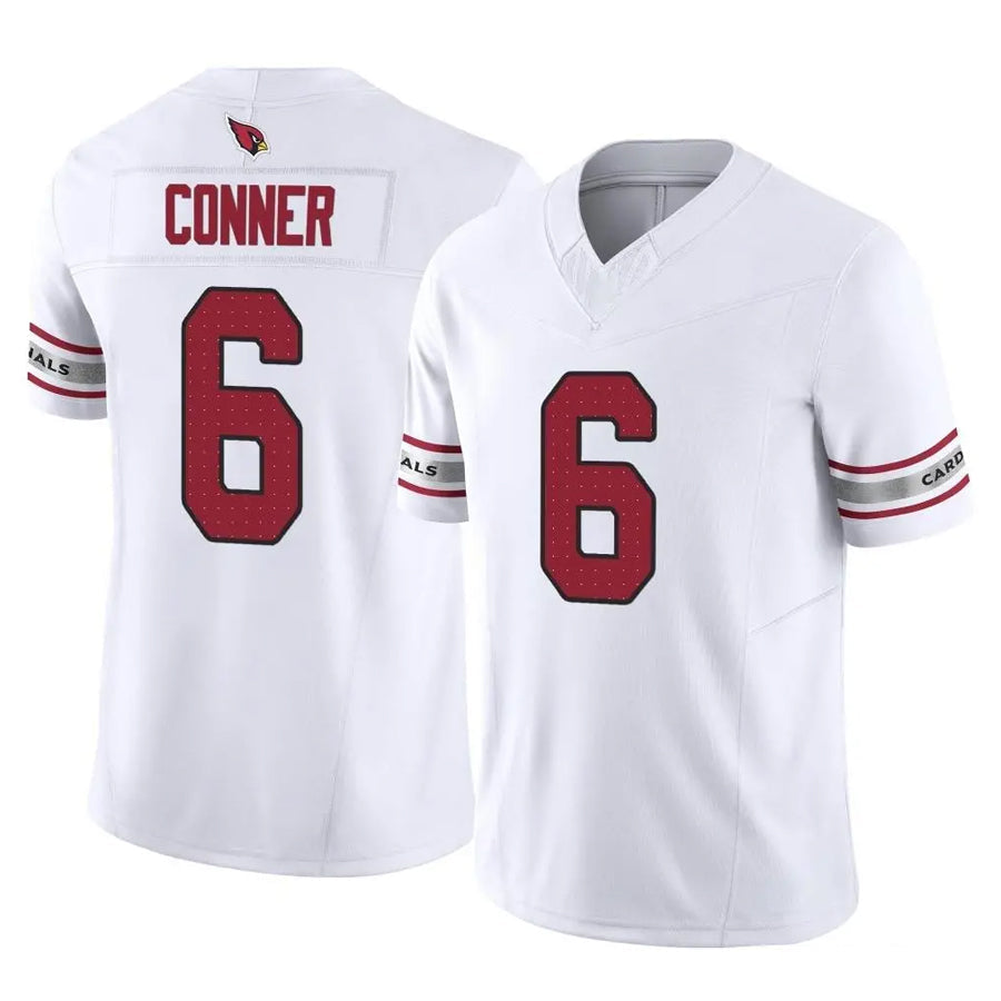 tores A.Cardinals #6 James Conner Player White Vapor F.U.S.E. Limited Home Game Stitched Jerseys