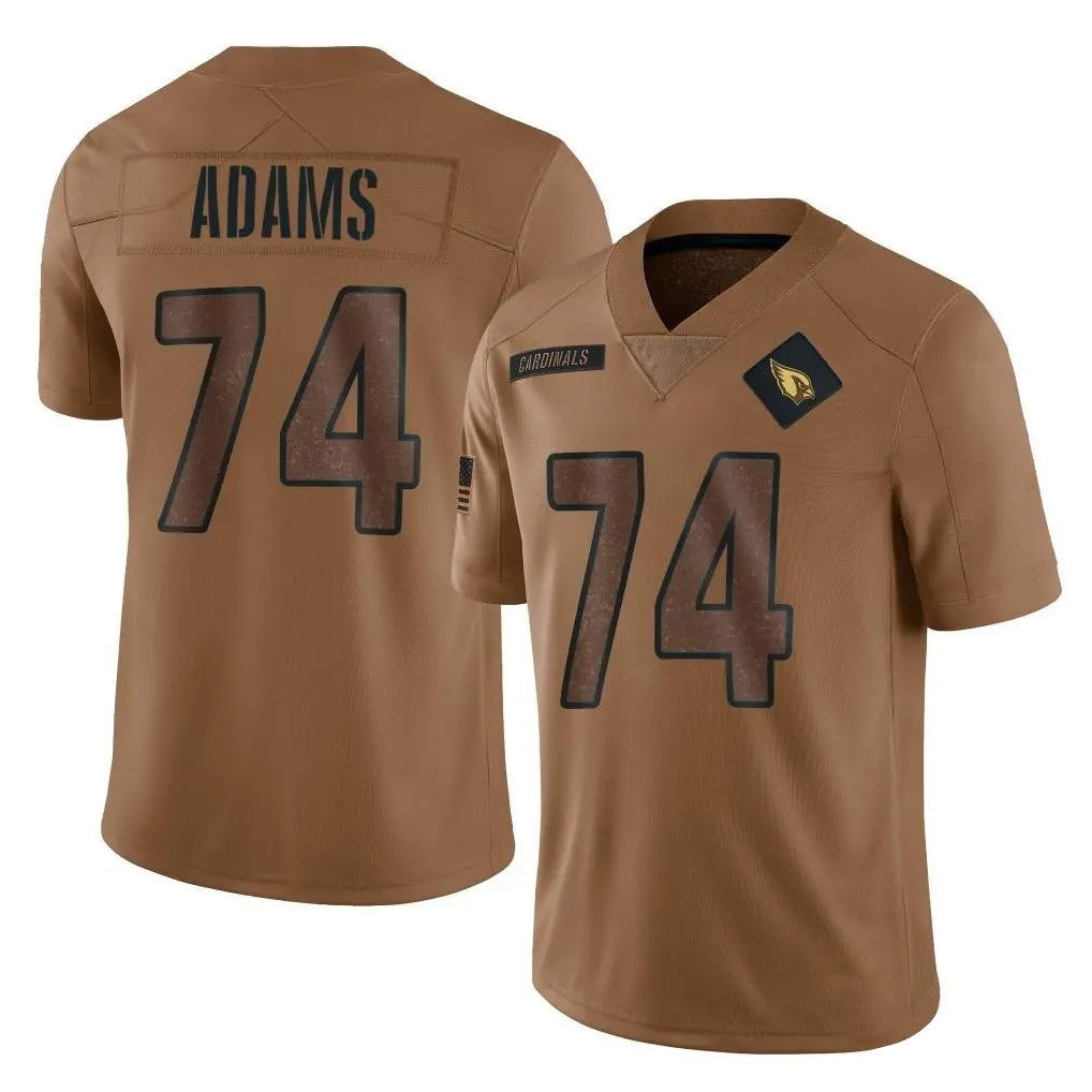 tores A.Cardinals #74 Isaiah Adams Player Brown Limited Salute To Service Game Stitched Jerseys