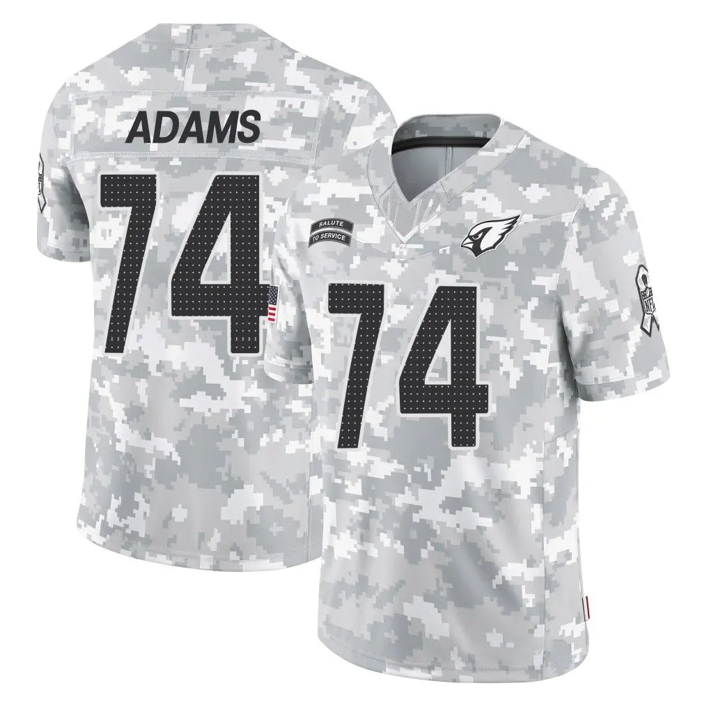 tores A.Cardinals #74 Isaiah Adams Player Camo Salute to Service Limited Home Stitched Jerseys