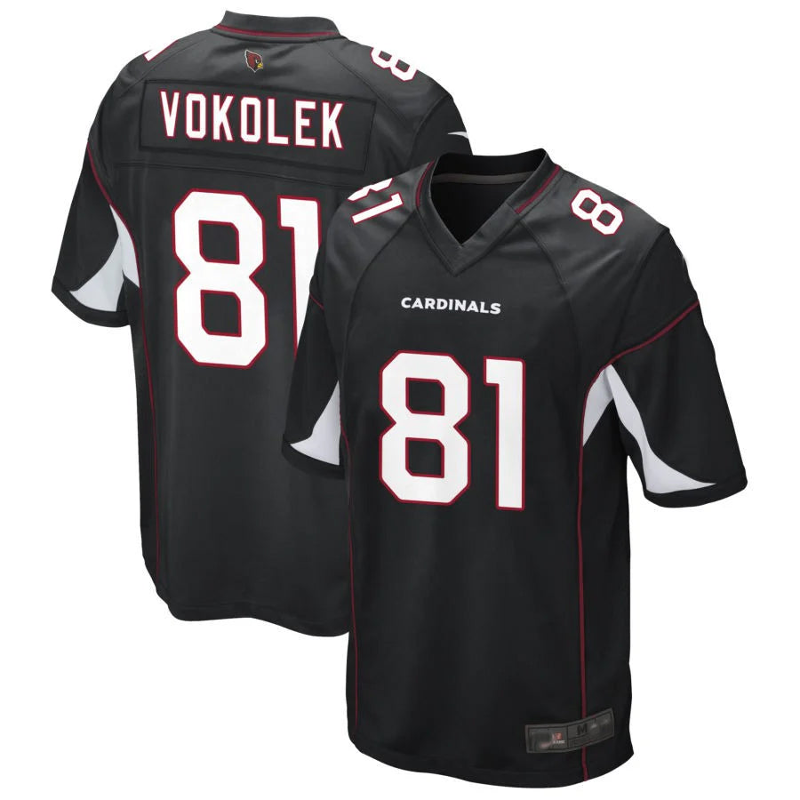 tores A.Cardinals #81 Travis Vokolek Player Black Game Stitched Jerseys