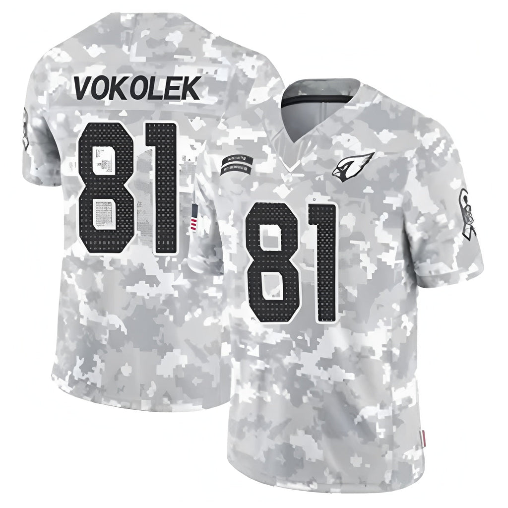 tores A.Cardinals #81 Travis Vokolek Player Camo Salute to Service Limited Stitched Stitched Jerseys
