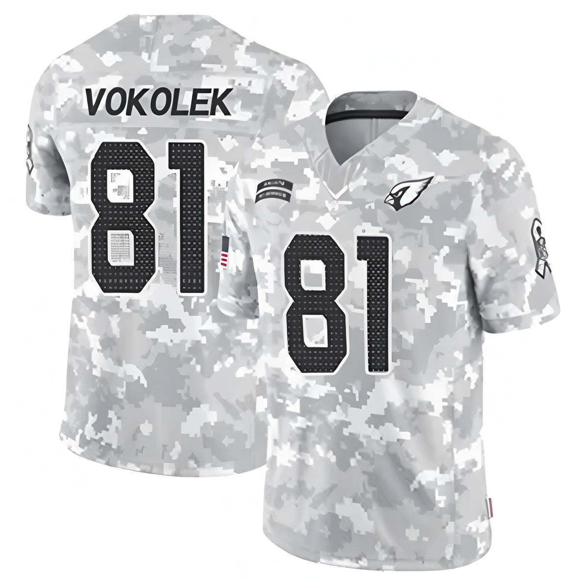 tores A.Cardinals #81 Travis Vokolek Player Camo Salute to Service Limited Stitched Stitched Jerseys
