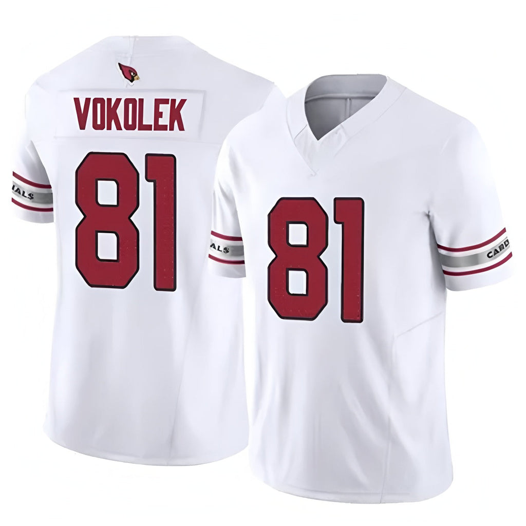 tores A.Cardinals #81 Travis Vokolek Player White Home Game Stitched Jerseys