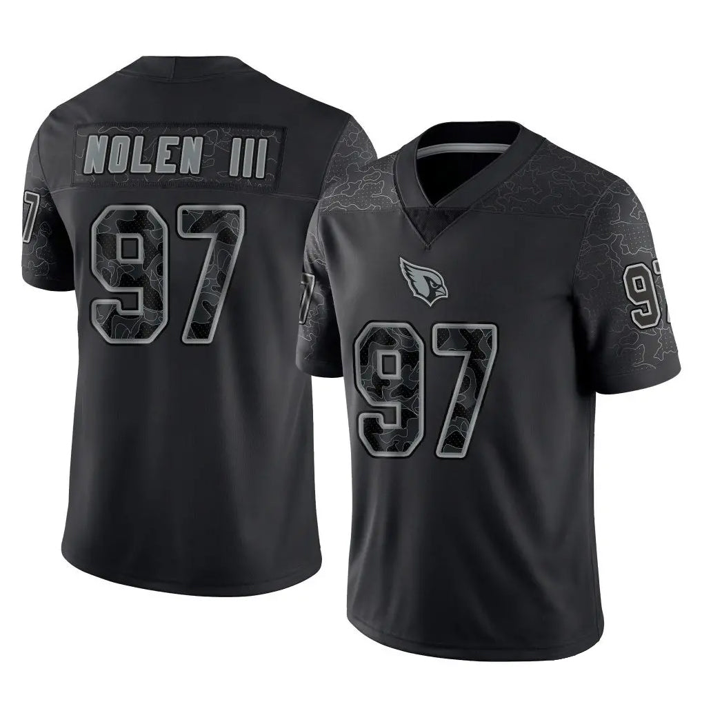 tores A.Cardinals #97 Walter Nolen III Player Black RFLCTV Limited Home Game Stitched Jerseys
