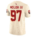 tores A.Cardinals #97 Walter Nolen III Player Cream Rivalries Collection Vapor Limited Home Game Stitched Jerseys