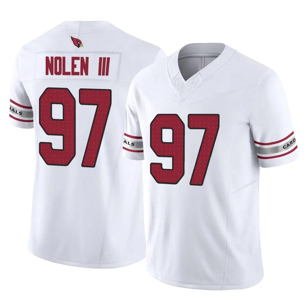 tores A.Cardinals #97 Walter Nolen III Player White Vapor F.U.S.E. Limited Home Game Stitched Jerseys