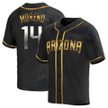 tores A.Diamondbacks #14 Gabriel Moreno Player Black Golden Replica Alternate Stitched Jerseys