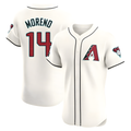 tores A.Diamondbacks #14 Gabriel Moreno Player Cream Elite Home Patch Stitched Jerseys