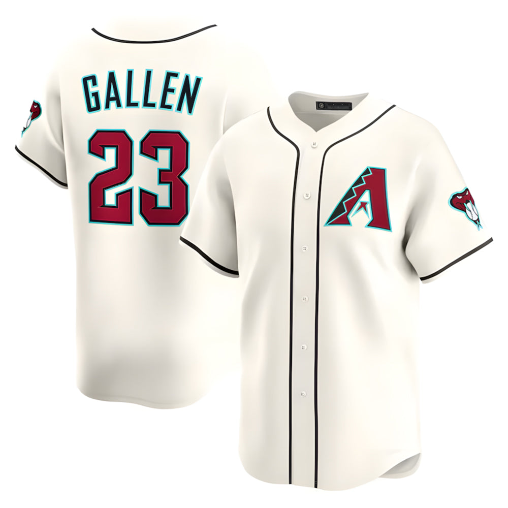 tores A.Diamondbacks #23 Zac Gallen Player Cream Game Limited Stitched Jerseys