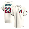 tores A.Diamondbacks #23 Zac Gallen Player Cream Game Limited Stitched Jerseys