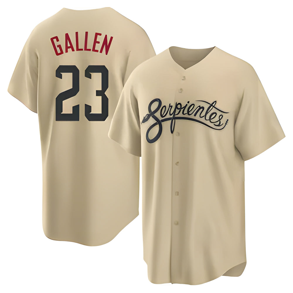 tores A.Diamondbacks #23 Zac Gallen Player Light Brown City Connect Cool Replica Stitched Jerseys