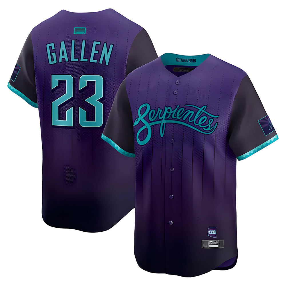 tores A.Diamondbacks #23 Zac Gallen Player Purple City Connect Limited Vapor Stitched Jerseys