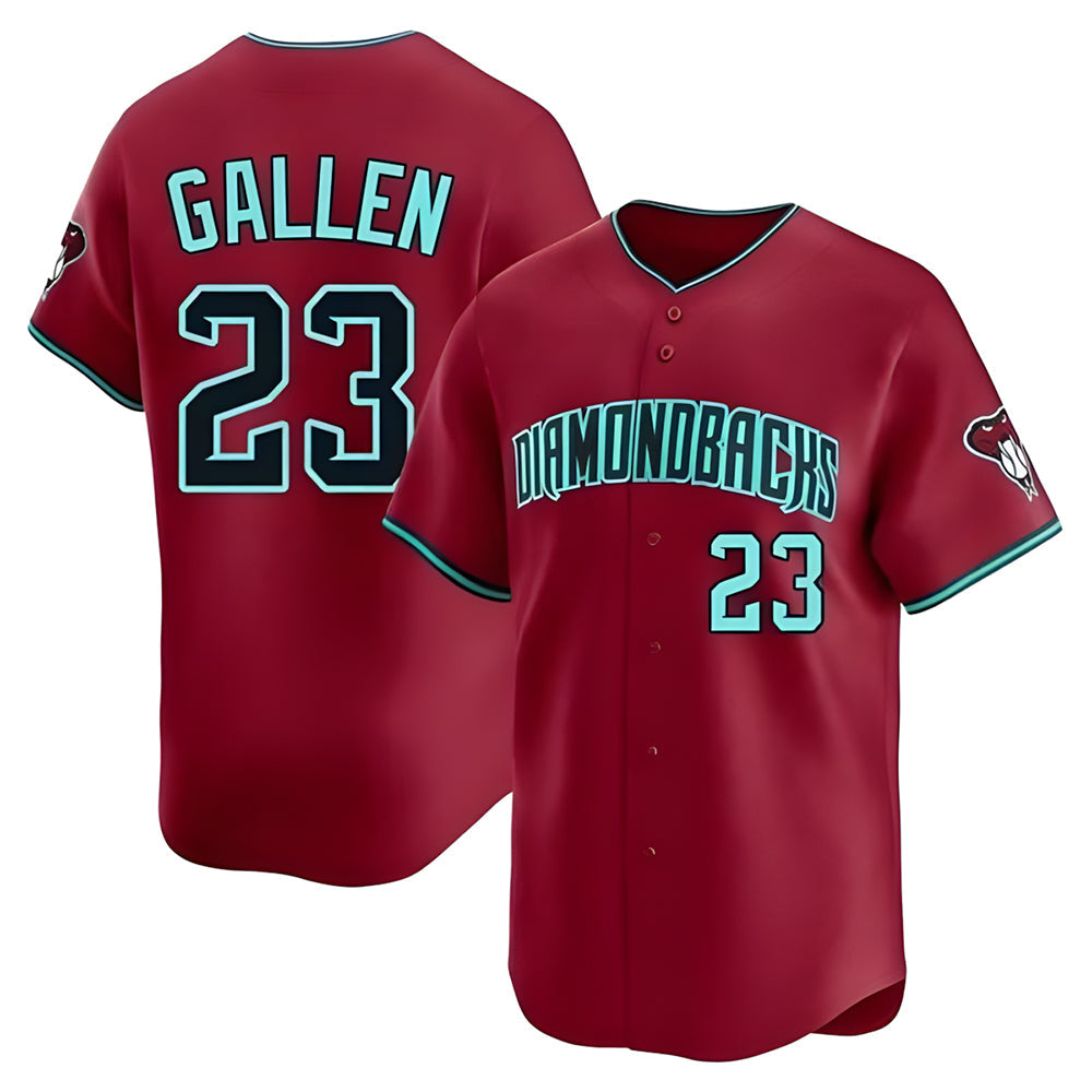 tores A.Diamondbacks #23 Zac Gallen Player Red Blue reserve Replica Game Stitched Jerseys