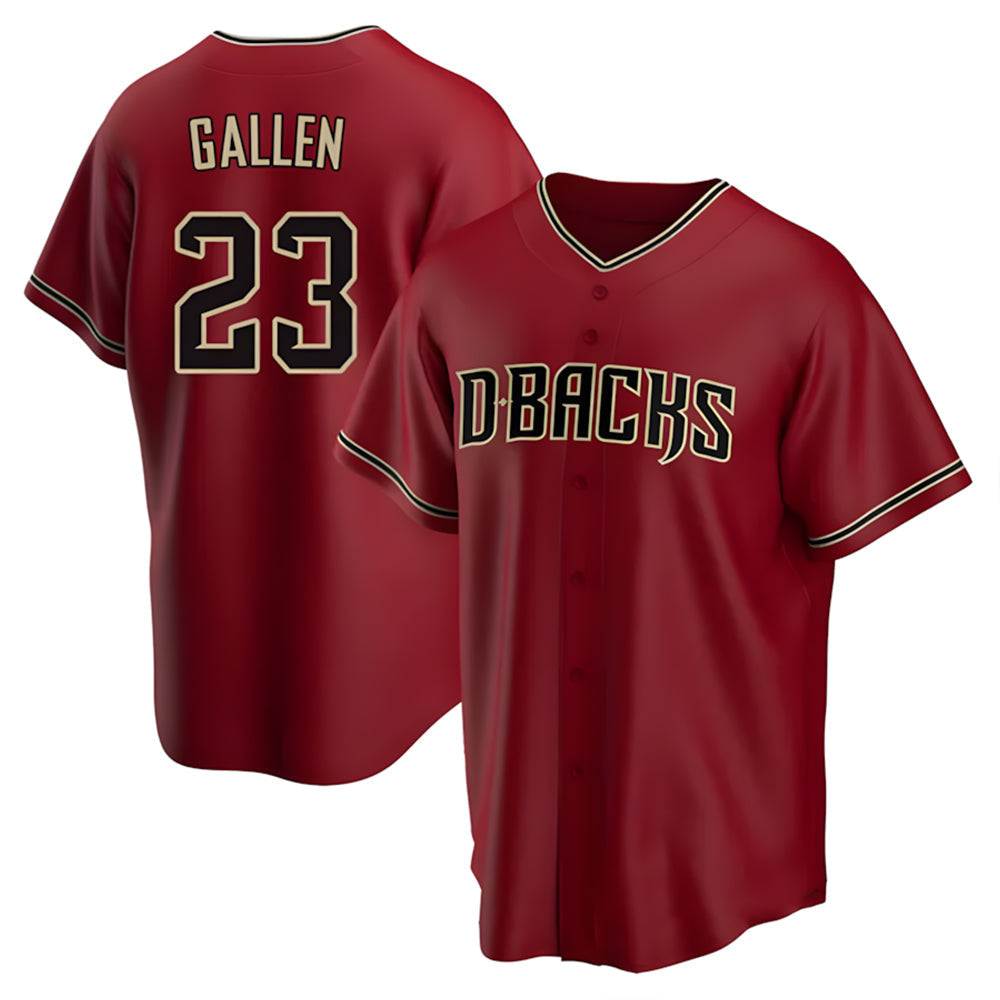 tores A.Diamondbacks #23 Zac Gallen Player Red Replica Game Stitched Jerseys