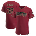 tores A.Diamondbacks #38 Paul Sewald Player Red Crimson Alternate Stitched Jersey