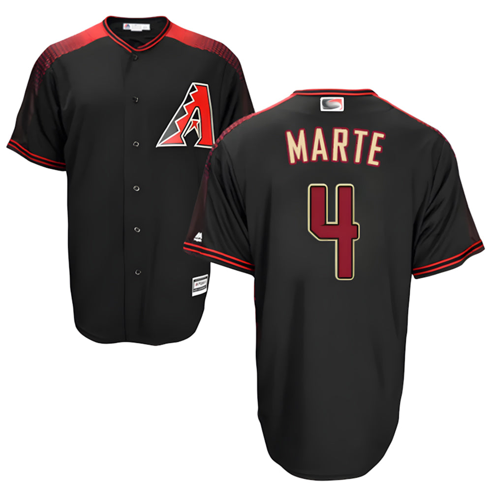 tores A.Diamondbacks #4 Ketel Marte Player Black Big & Tall Replica Limited Stitched Jerseys