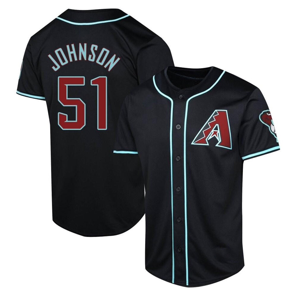 tores A.Diamondbacks #51 Randy Johnson Player Black Limited Alternate Stitched Jerseys