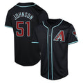 tores A.Diamondbacks #51 Randy Johnson Player Black Limited Alternate Stitched Jerseys