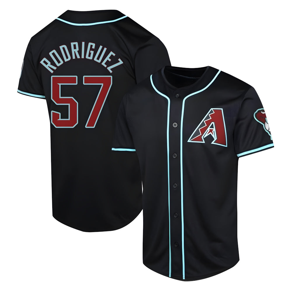 tores A.Diamondbacks #57 Eduardo Rodriguez Player Black Limited Alternate Stitched Jersey