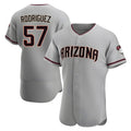 tores A.Diamondbacks #57 Eduardo Rodriguez Player Gray Road Stitched Jersey