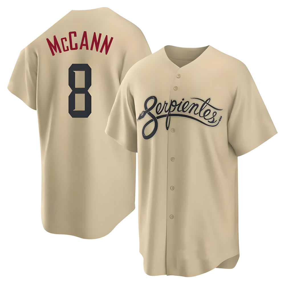 tores A.Diamondbacks #8 James McCann Player Gold Replica 2026 City Connect Cool Stitched Jersey