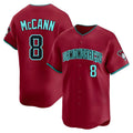 tores A.Diamondbacks #8 James McCann Player Red Limited Alternate Stitched Jersey