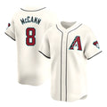tores A.Diamondbacks #8 James McCann Player White Red Limited Home Stitched Jersey